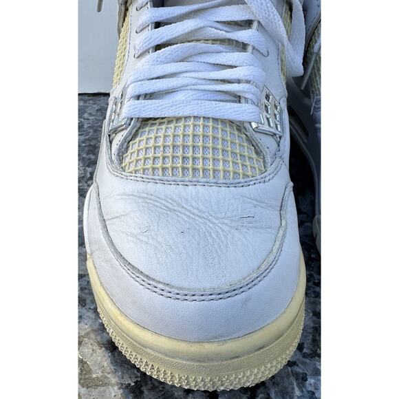 Nike Air Jordan 4 Retro Pure Money 308497-100 Men’s Size 10.5 White main image 7
